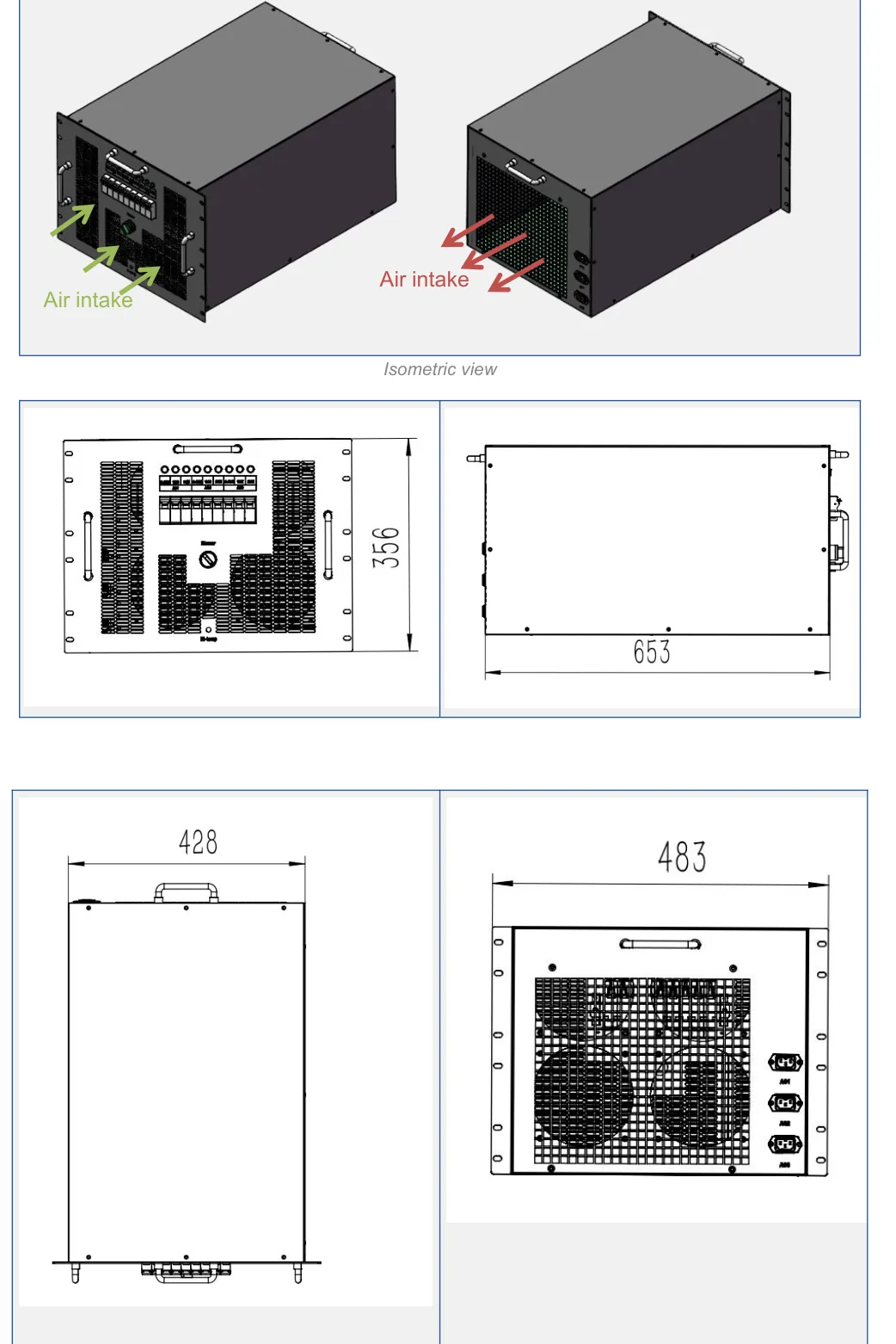 Dimension drawing RM-9.5